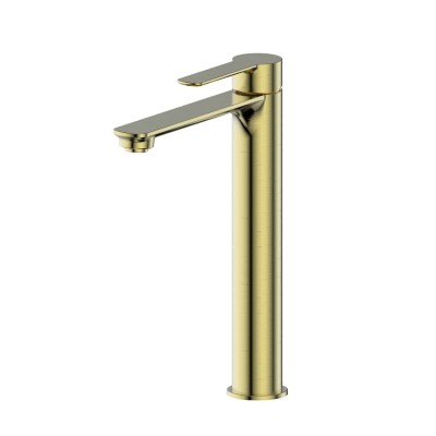GREENS Astro II Tower Basin Mixer Brushed Brass